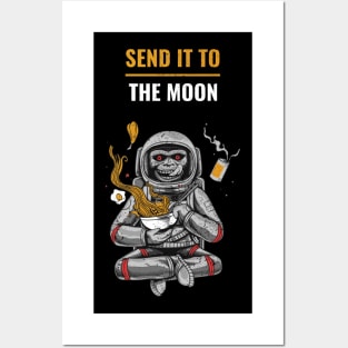 Send It To The Moon Posters and Art